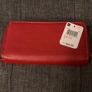 Red Mundi wallet NWT